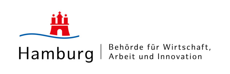 Offizielles Logo der Behörde für Wirtschaft, Arbeit und Innovation der Freien und Hansestadt Hamburg.